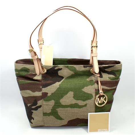 michael kors neon camoflauge tote bag|michael kors go bag.